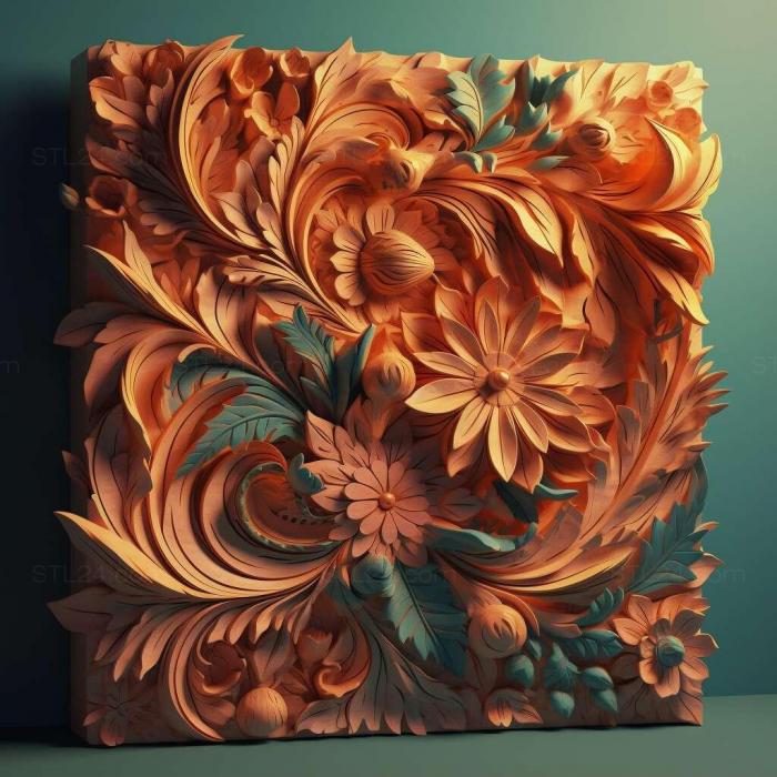 Patterns and decorations (stl gradients 1, PATTERN_1125) 3D models for cnc